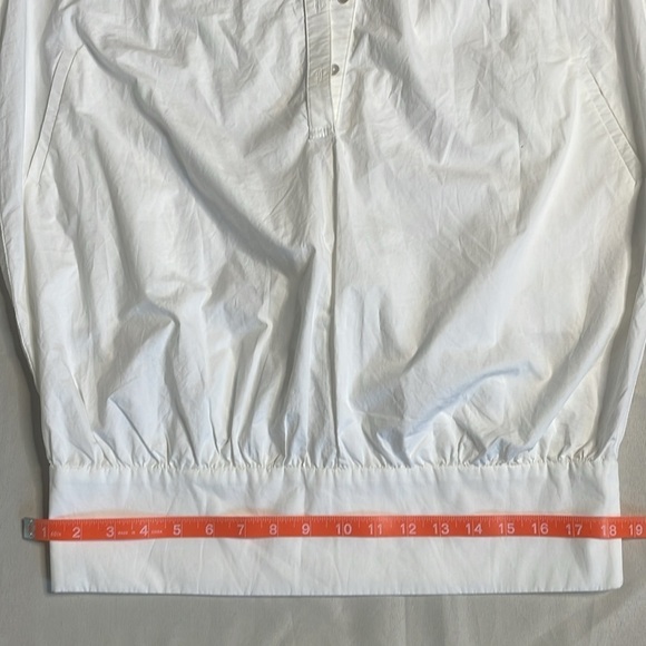 ZARA White Button-Up Shirt Dress - Picture 15 of 15